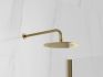 sa Hoofddouche flat rond geborsteld goud 25cm