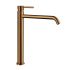 Sirio hoge wastafelmengkraan in geborsteld koper 305 cm hoog